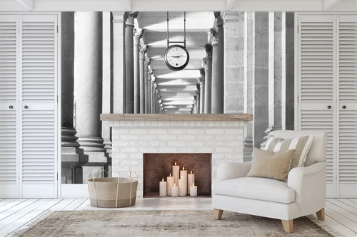 Elegancka architektura w monochromatycznych tonach
