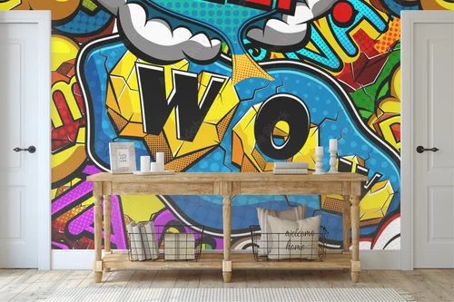 Wyrazista kolorystyka w komiksowej stylistyce