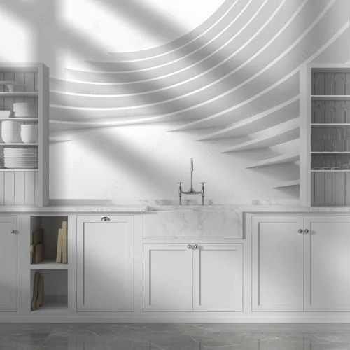 Subtelna architektura w delikatnych odcieniach