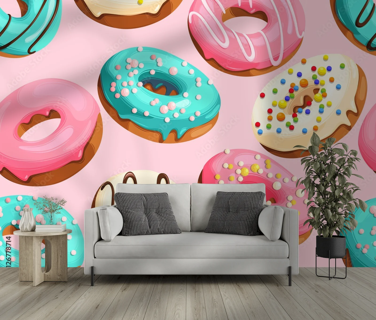 Słodkie donutowe marzenia w pastelowych kolorach