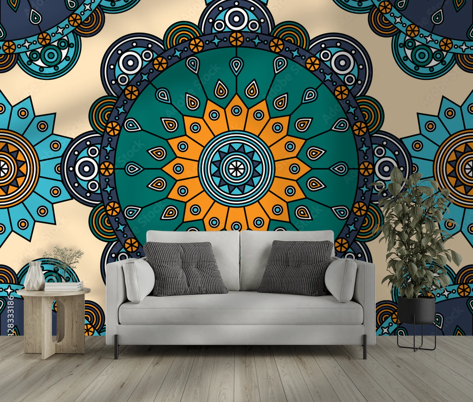 Boho medale w harmonijnych odcieniach turkusu