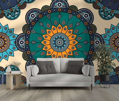 Boho medale w harmonijnych odcieniach turkusu