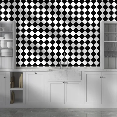 Elegancka harmonia kontrastów w monochromatycznej stylistyce