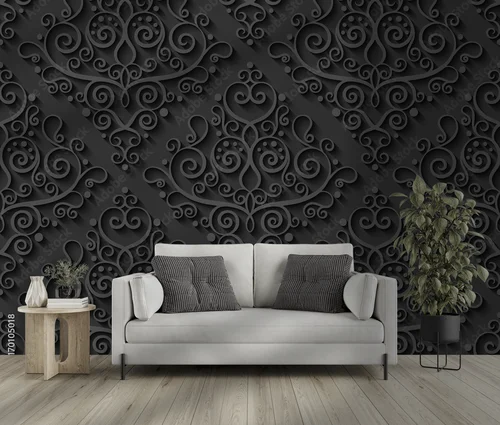 Elegancki, trójwymiarowy zestaw ornamentów