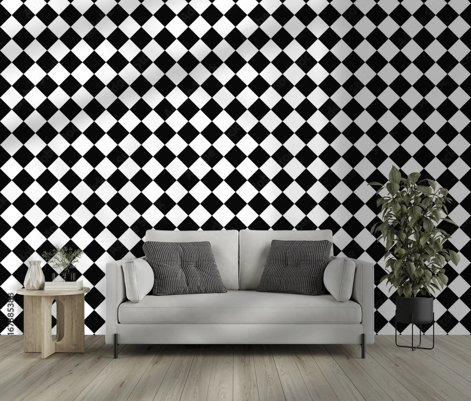 Elegancka harmonia kontrastów w monochromatycznej stylistyce