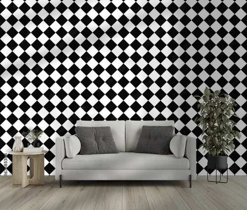 Elegancka harmonia kontrastów w monochromatycznej stylistyce