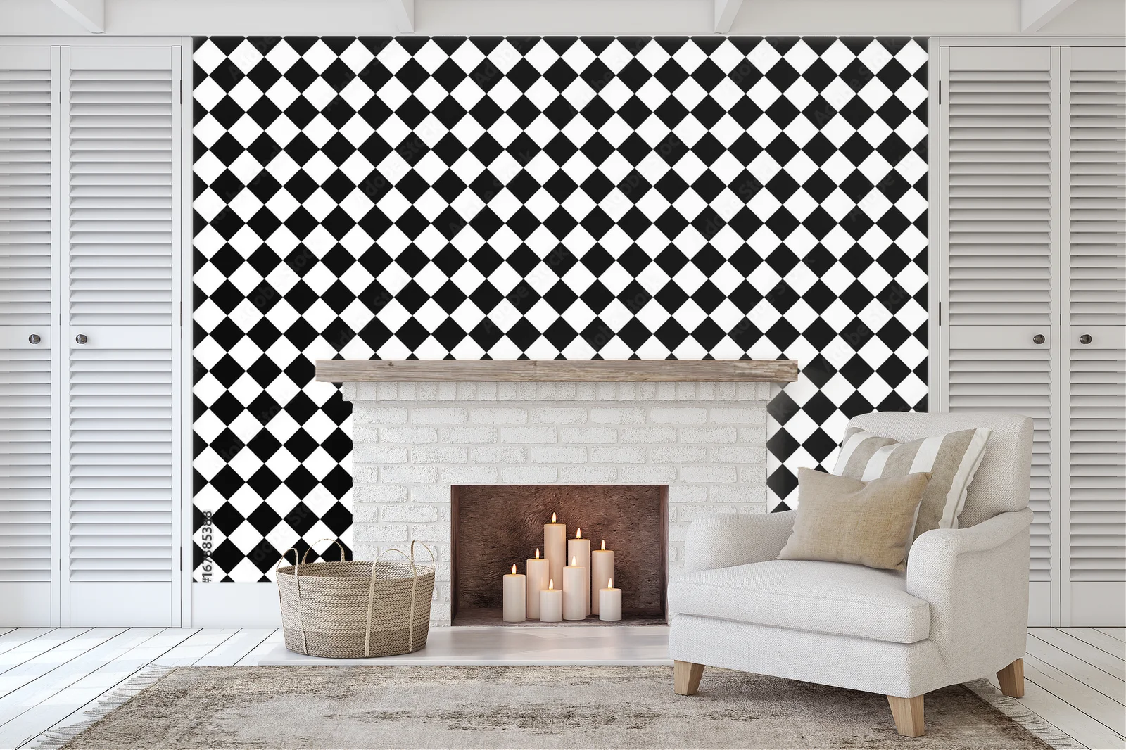 Elegancka harmonia kontrastów w monochromatycznej stylistyce