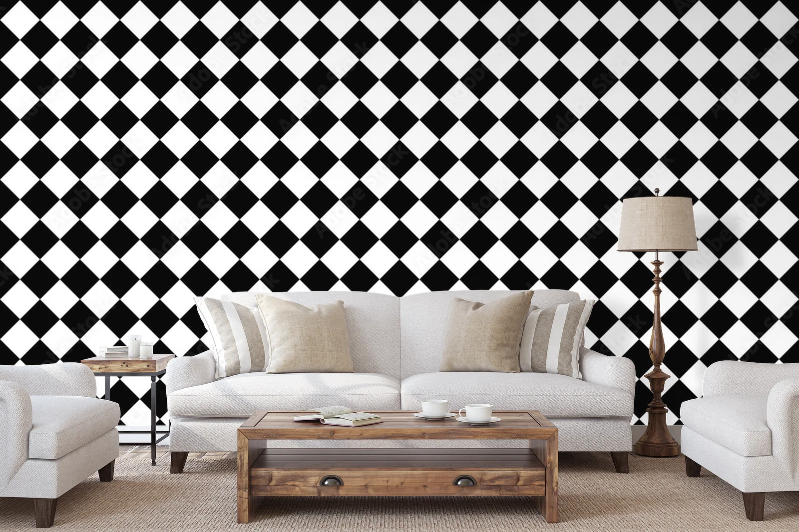 Elegancka harmonia kontrastów w monochromatycznej stylistyce