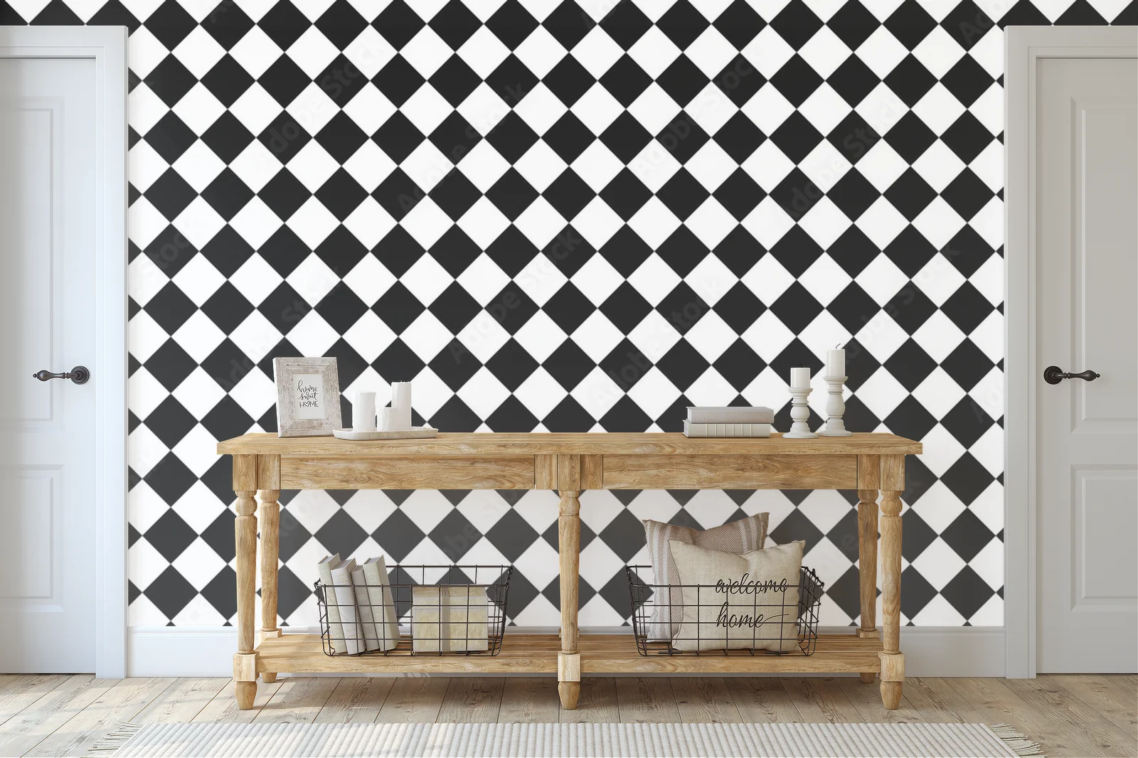 Elegancka harmonia kontrastów w monochromatycznej stylistyce