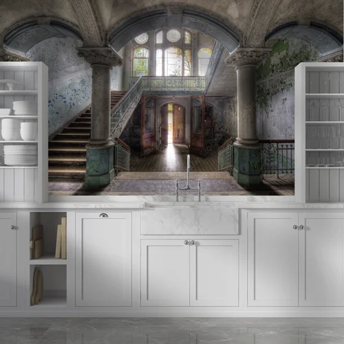 Harmonia starej architektury w delikatnych tonach
