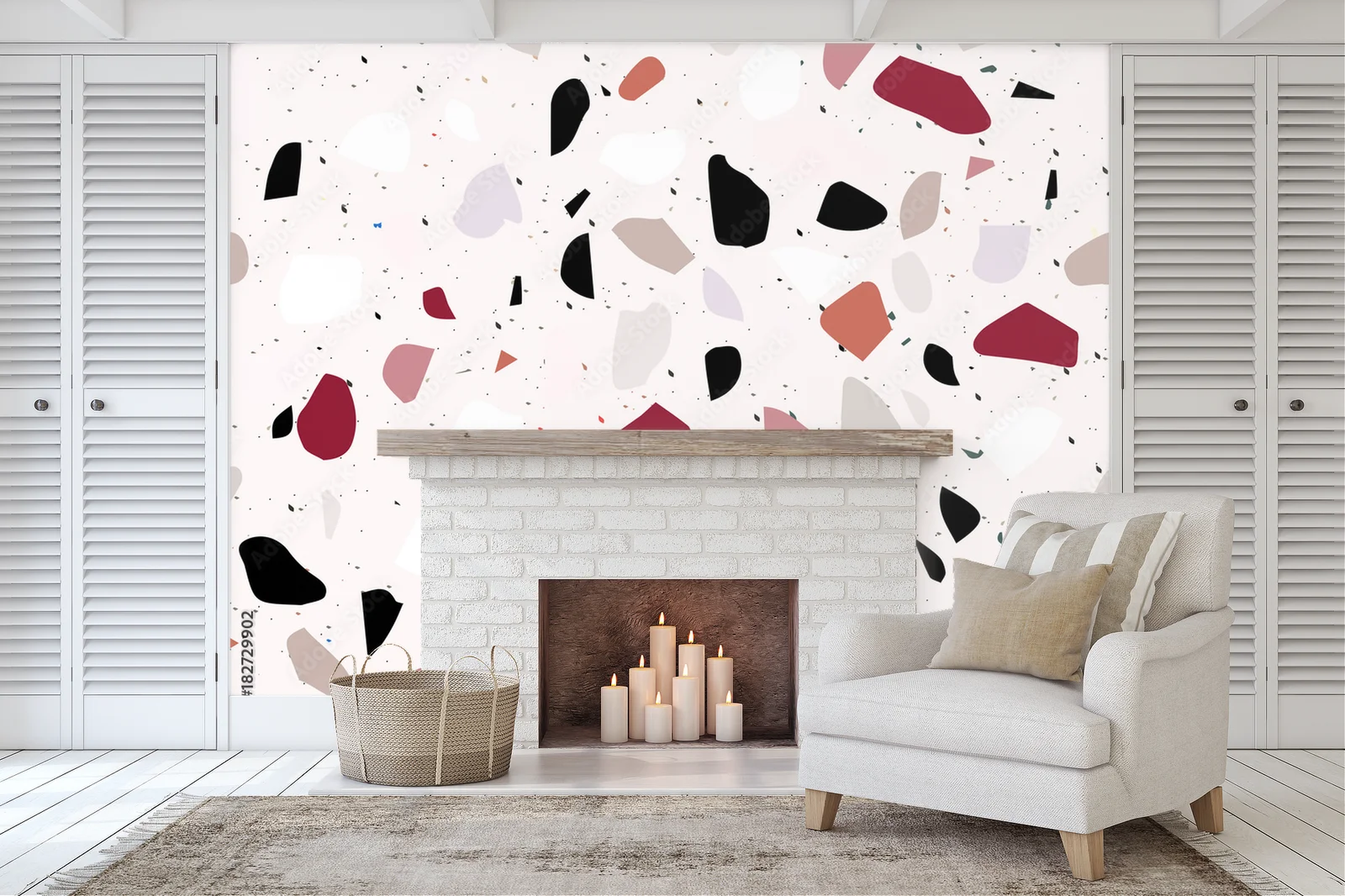 Elegancki terrazzo w subtelnych odcieniach