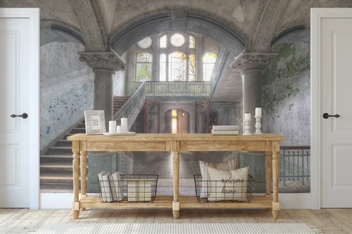 Harmonia starej architektury w delikatnych tonach