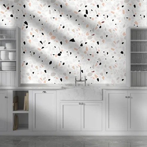 Elegancja w pastelowych odcieniach terrazzo