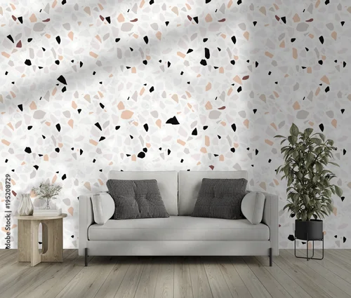 Elegancja w pastelowych odcieniach terrazzo