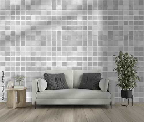 Elegancka harmonia szarości w minimalistycznym stylu