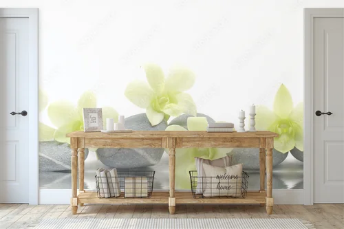 Harmonia orchidei na zenowych kamieniach
