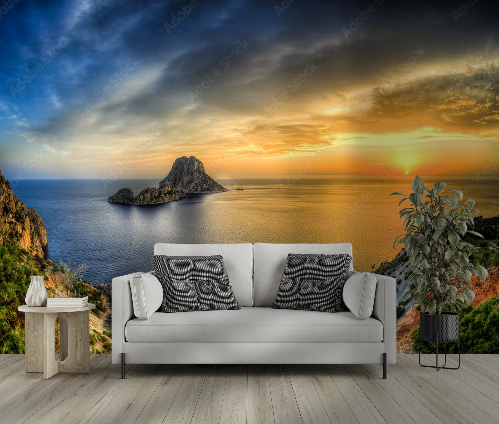 Magiczna Isla de Es Vedra w ciemnych tonach