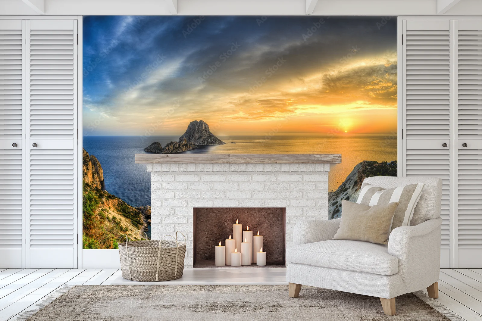 Magiczna Isla de Es Vedra w ciemnych tonach