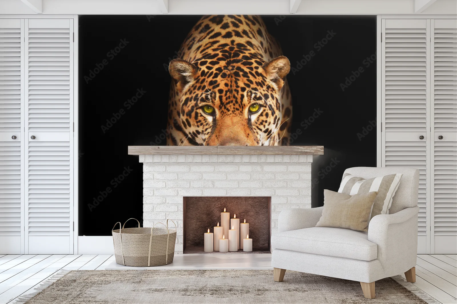 Elegancja czerni: majestatyczny jaguar w mroku