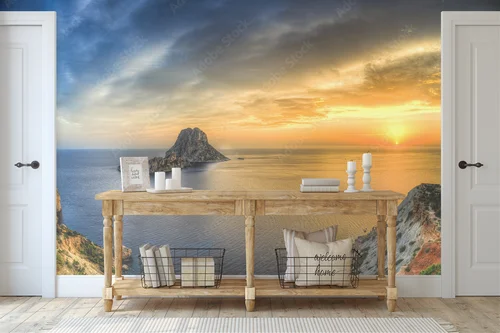 Magiczna Isla de Es Vedra w ciemnych tonach