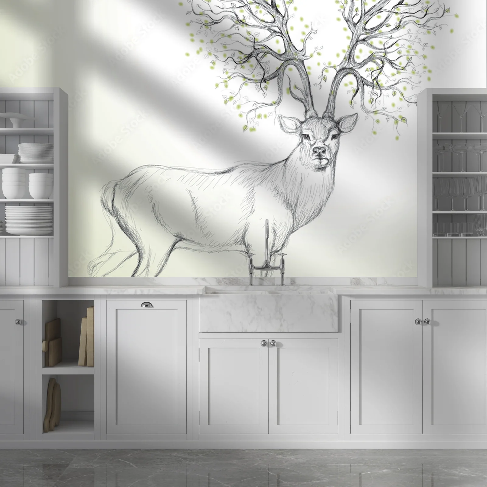 Elegancka gra natury w odcieniach bieli
