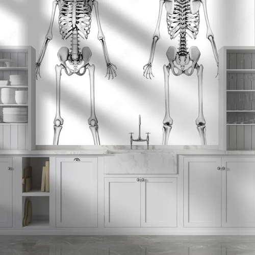 Harmonia bieli i detali w rysunku anatomicznym
