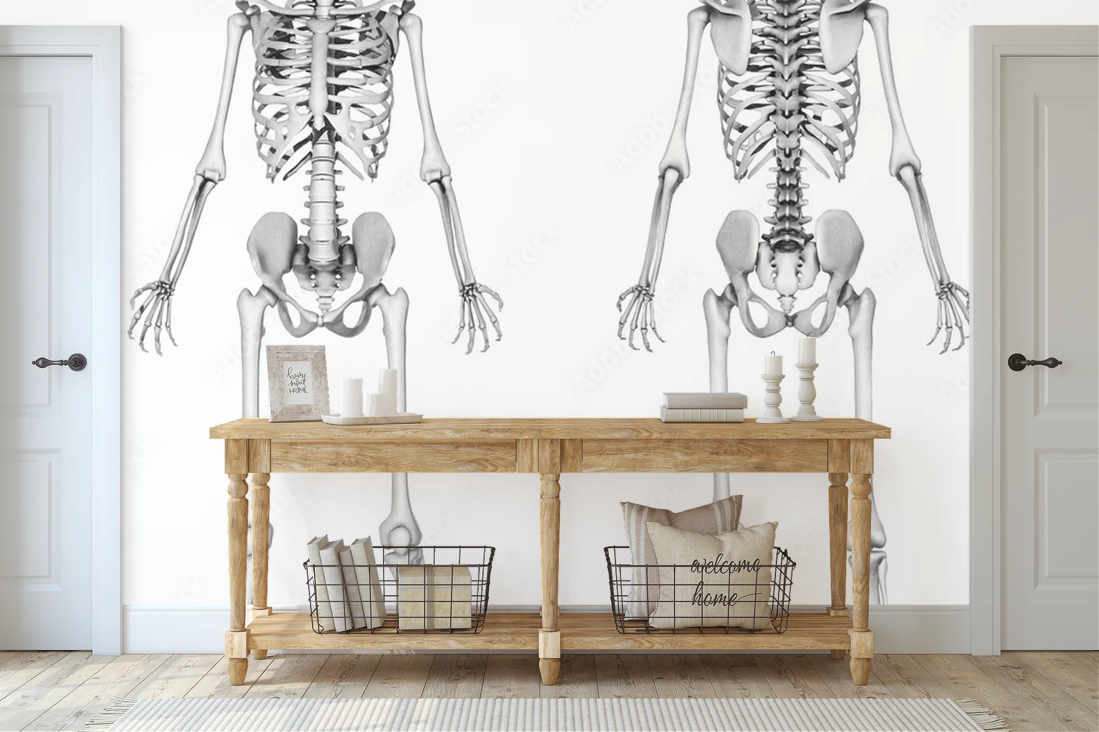 Harmonia bieli i detali w rysunku anatomicznym