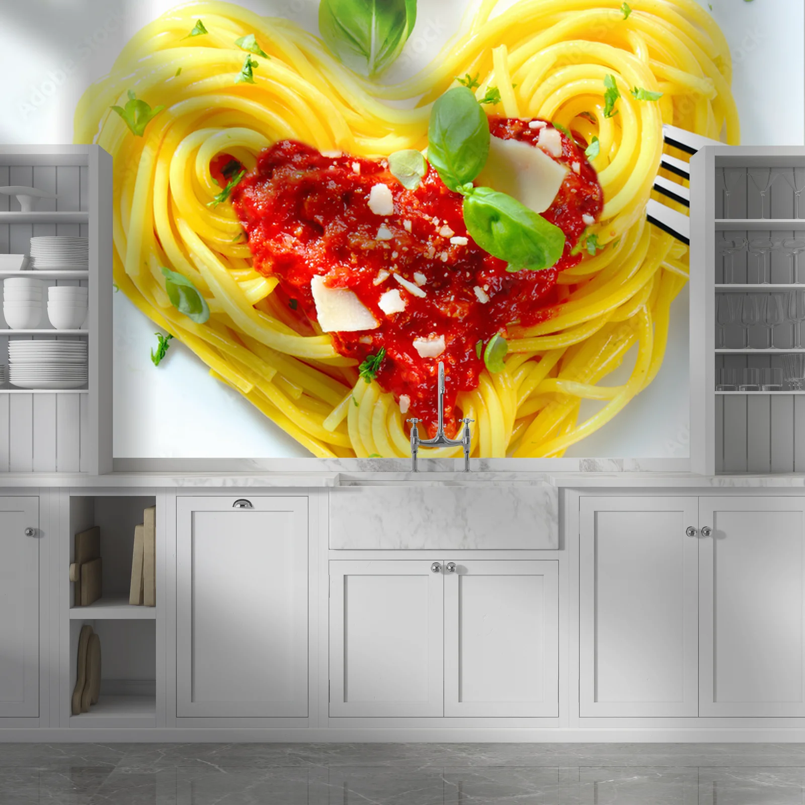 Serce w kształcie spaghetti – romantyczne kulinaria