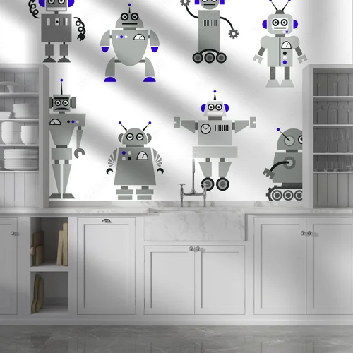Urocze roboty w bajkowej scenerii