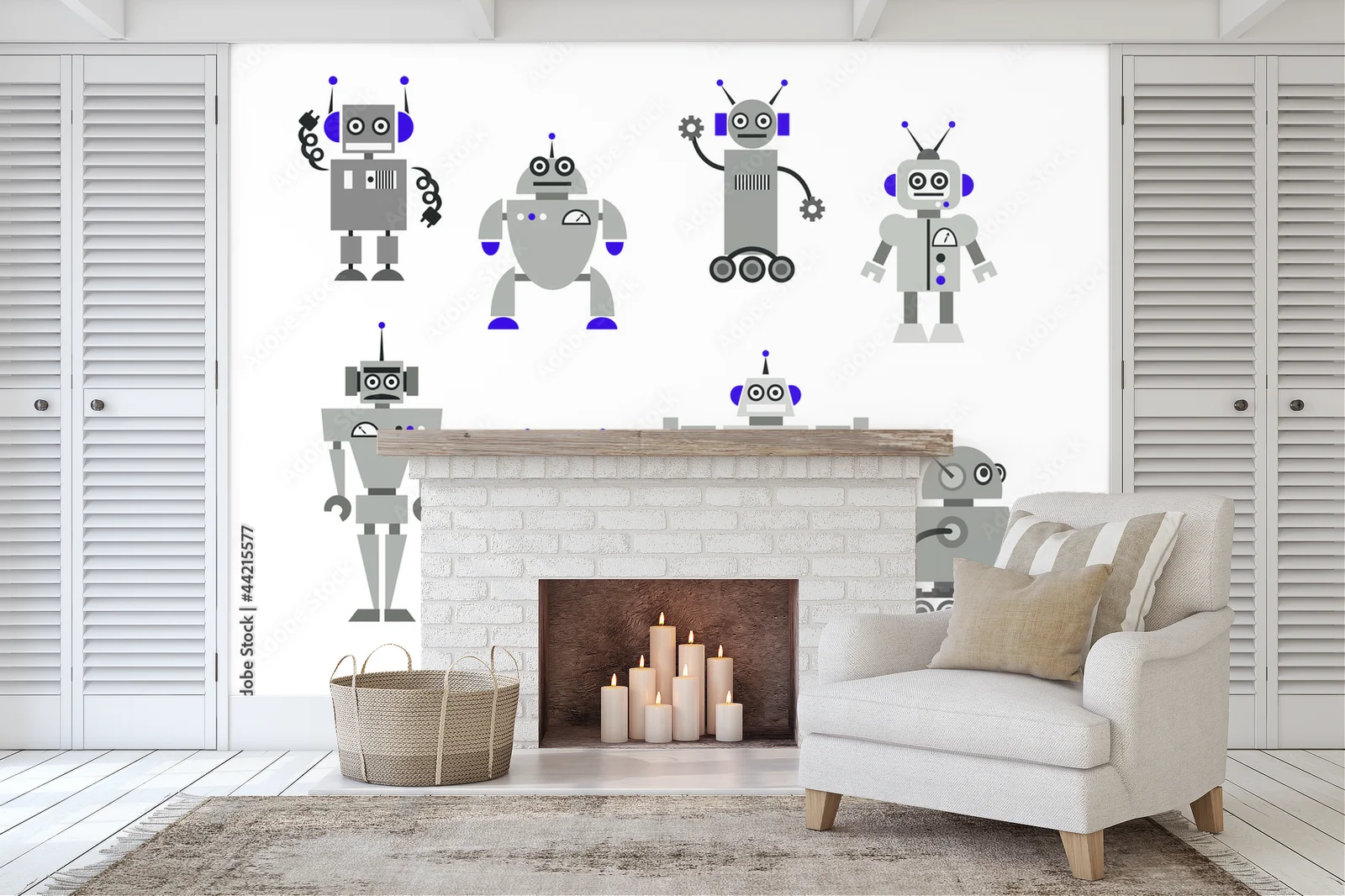 Urocze roboty w bajkowej scenerii