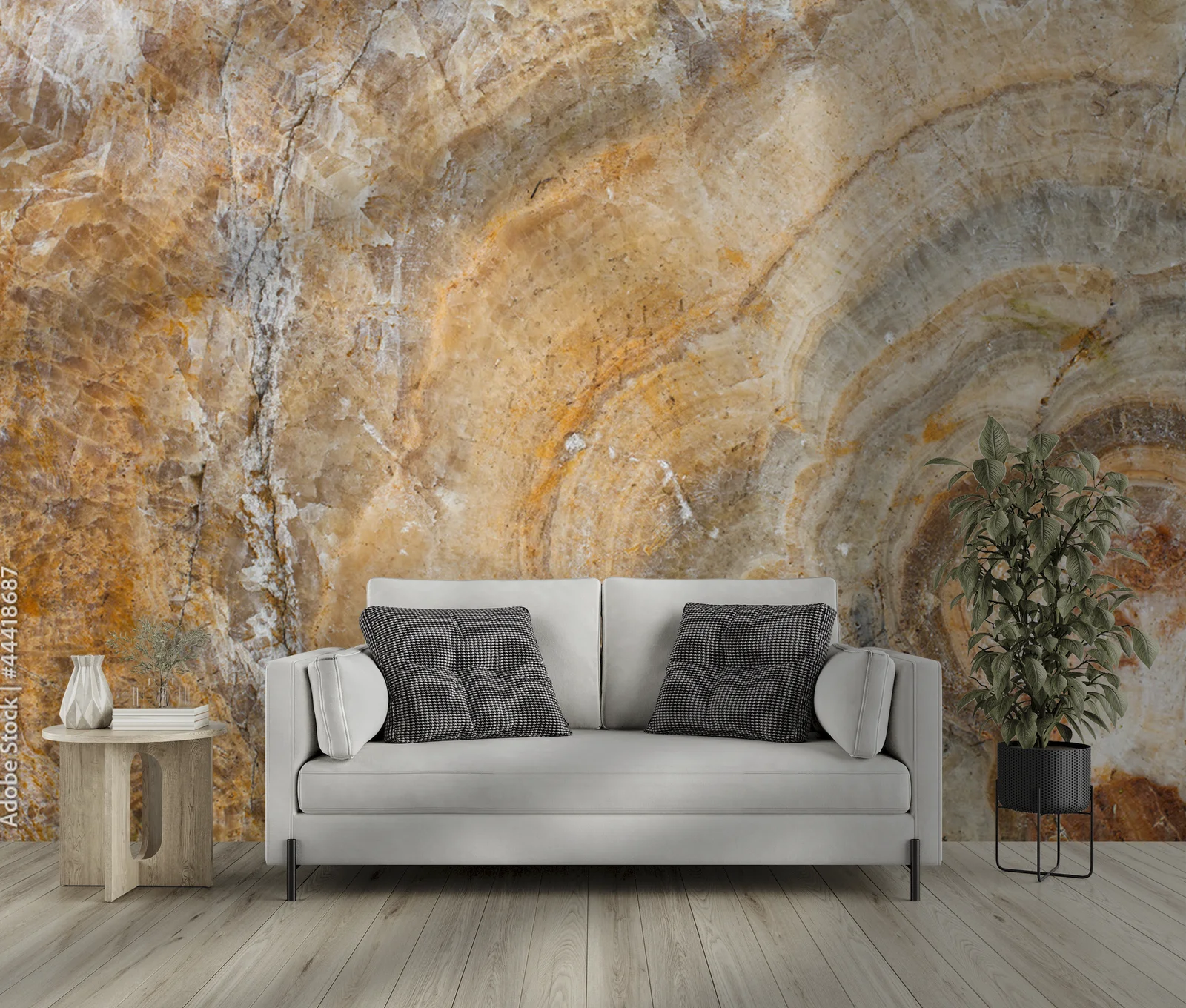 Elegancka, grungowa struktura w naturalnych odcieniach