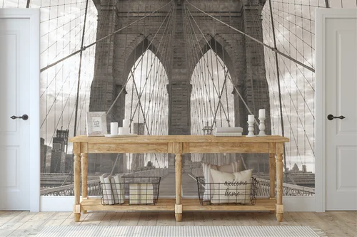 Wznoszący się Brooklyn w nostalgicznych odcieniach