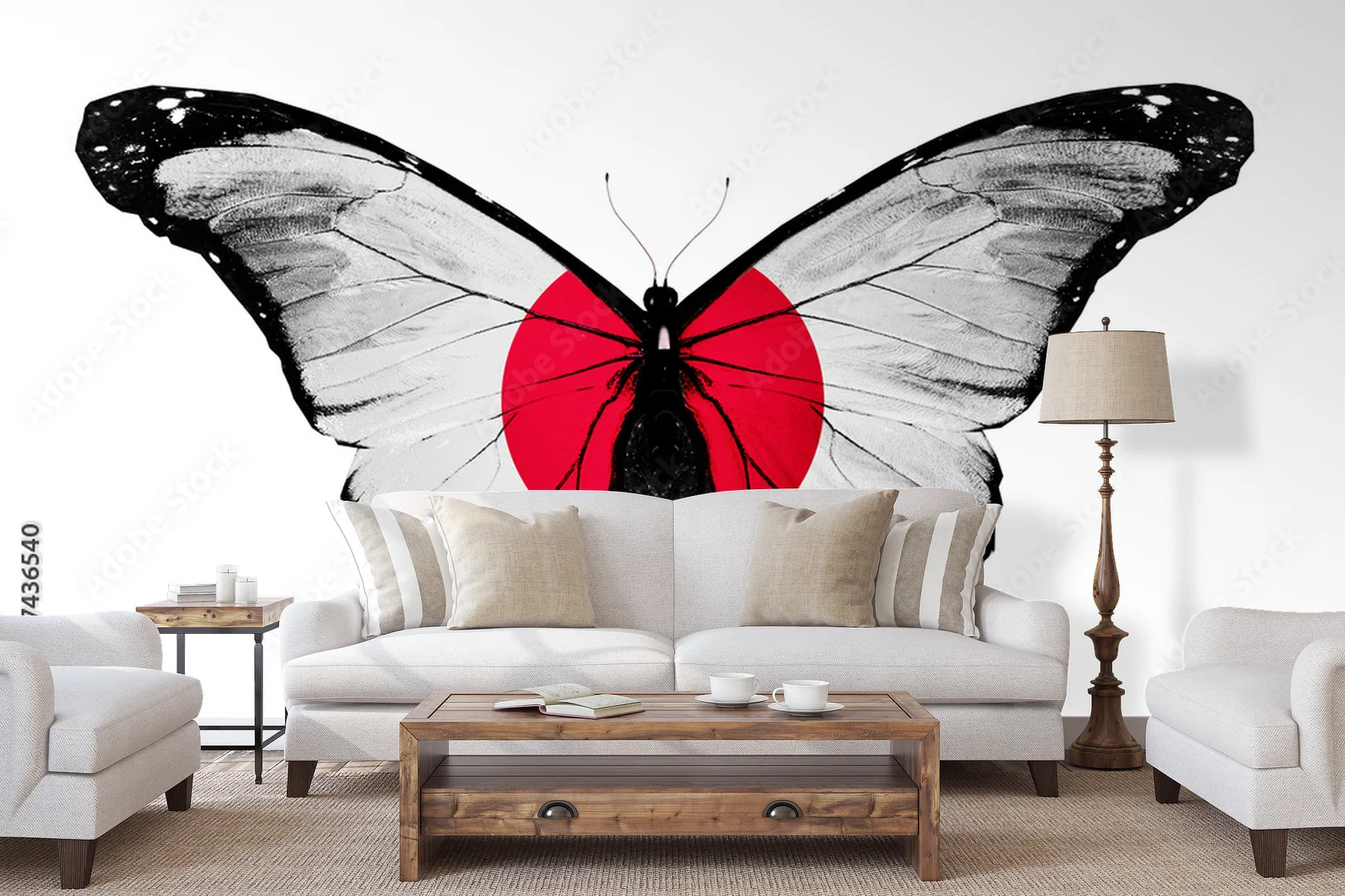 Witać wiosnę: Motyl w kolorach Japonii