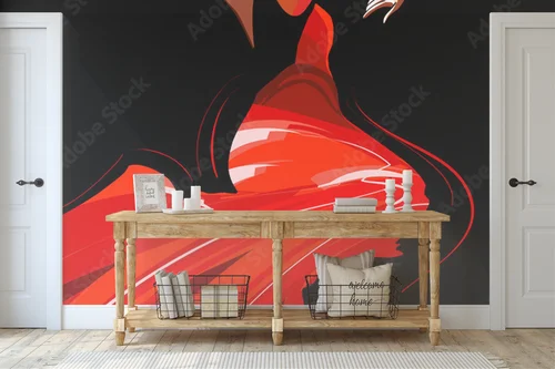 Pasjonujący taniec flamenco w intensywnych barwach