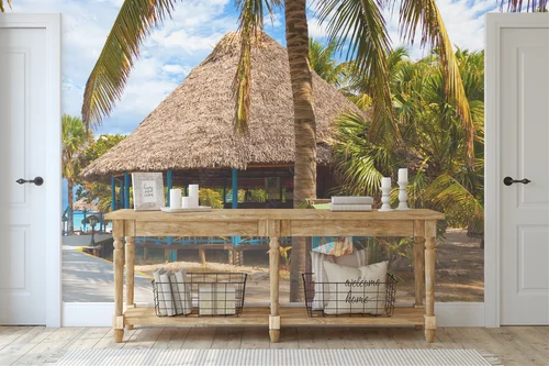 Rajski bar nadmorski w kubańskim Varadero