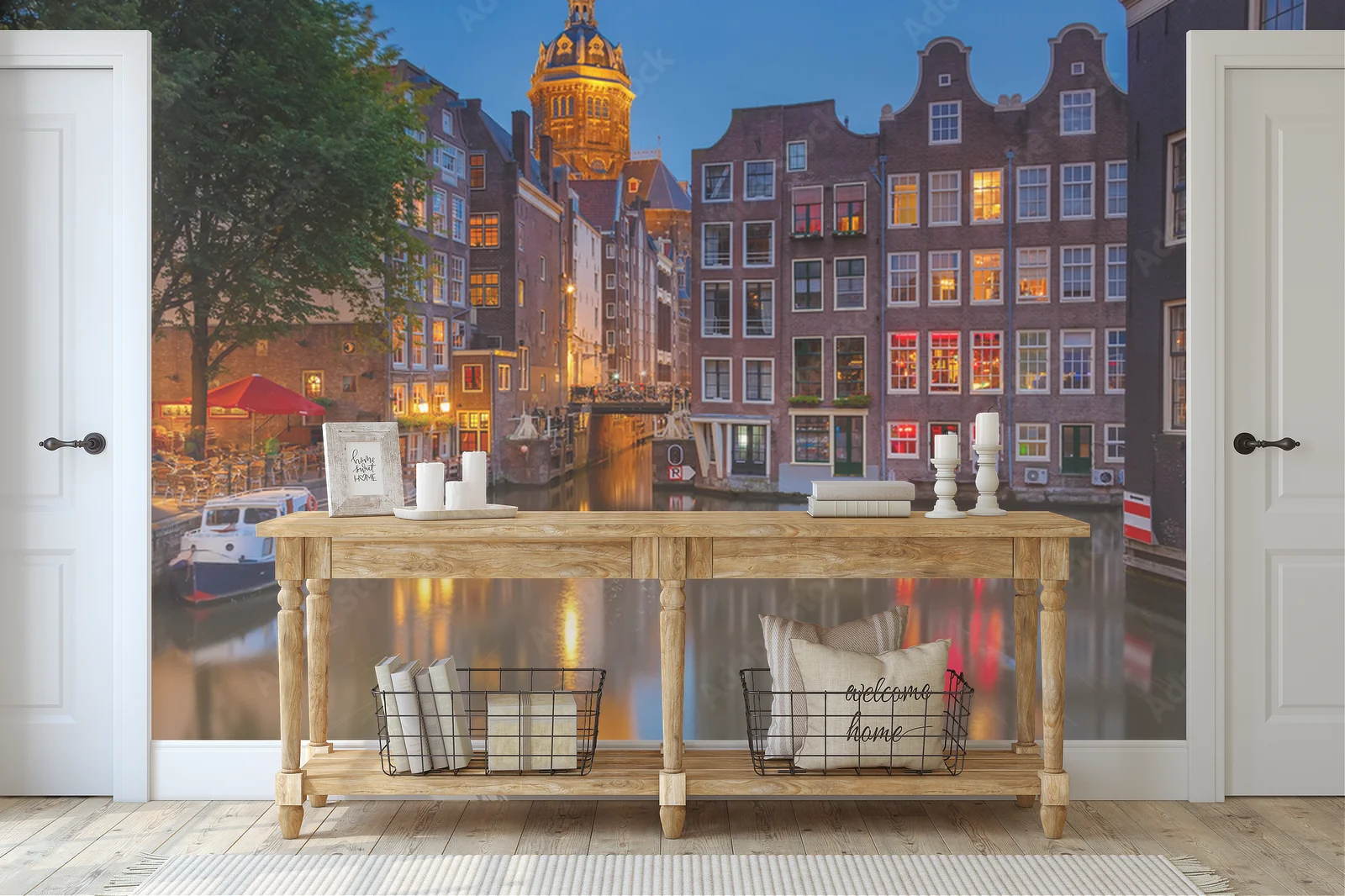 Nocne uroki Amsterdamu w zwiewnych odcieniach