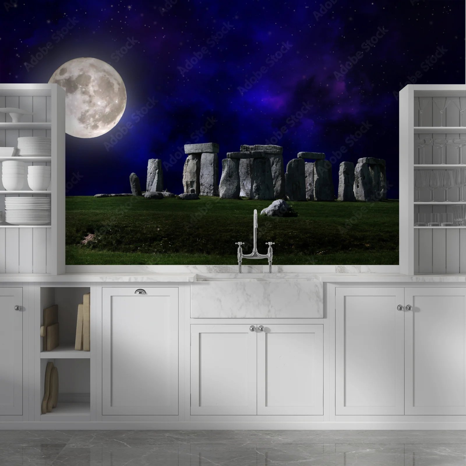 Misterne Stonehenge pod tajemniczym blaskiem pełni