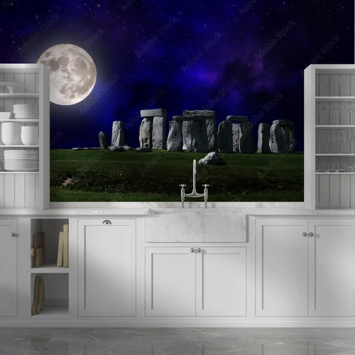 Misterne Stonehenge pod tajemniczym blaskiem pełni