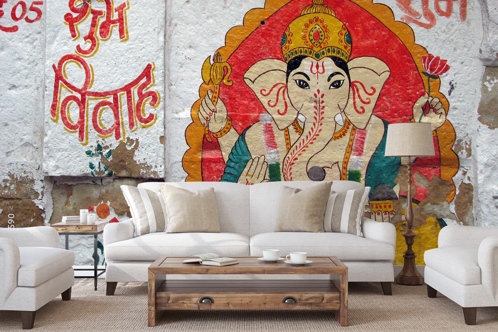 Spokojne odcienie spokojnego Ganesh z Jaisalmer