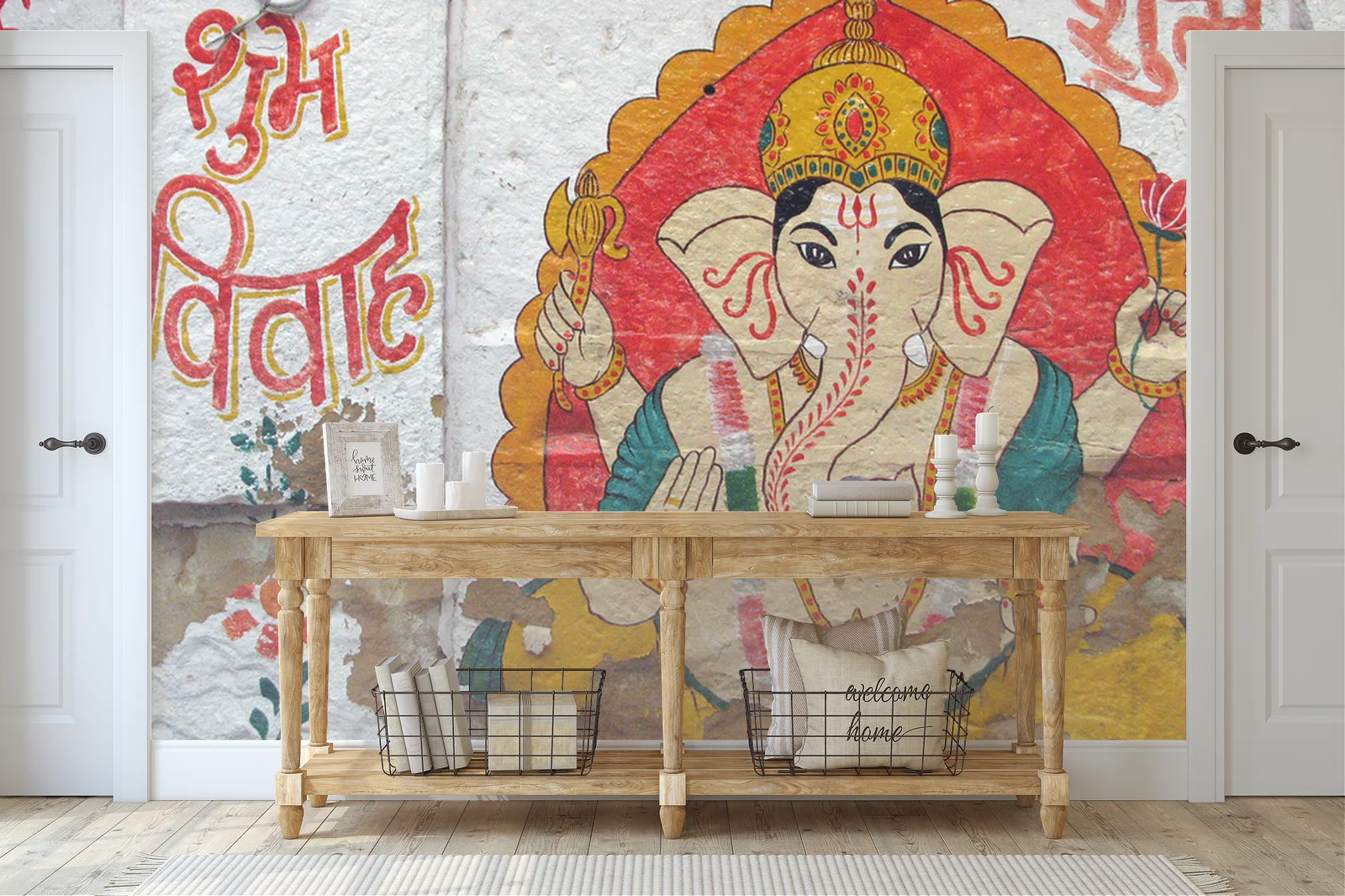Spokojne odcienie spokojnego Ganesh z Jaisalmer