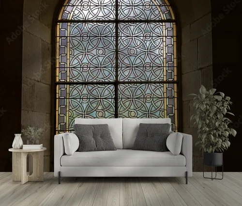 Głębia monastycznej architektury w odcieniach brązu