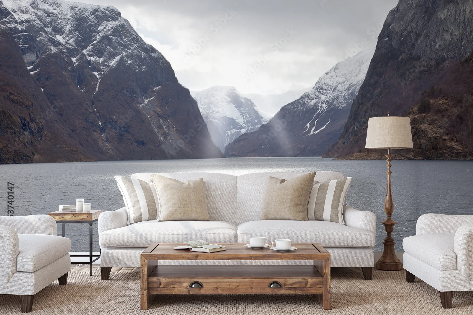 Sognefjord – Harmonia Natury w Szaro-białej Palecie