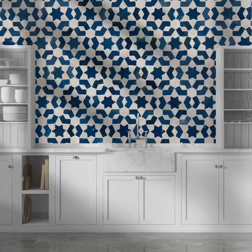 Moroccan vintage tiles: elegancja i kolor w jednym