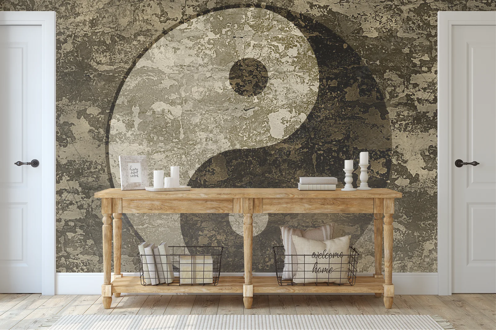 Harmonia żywiołów: symbol yin-yang w sztuce