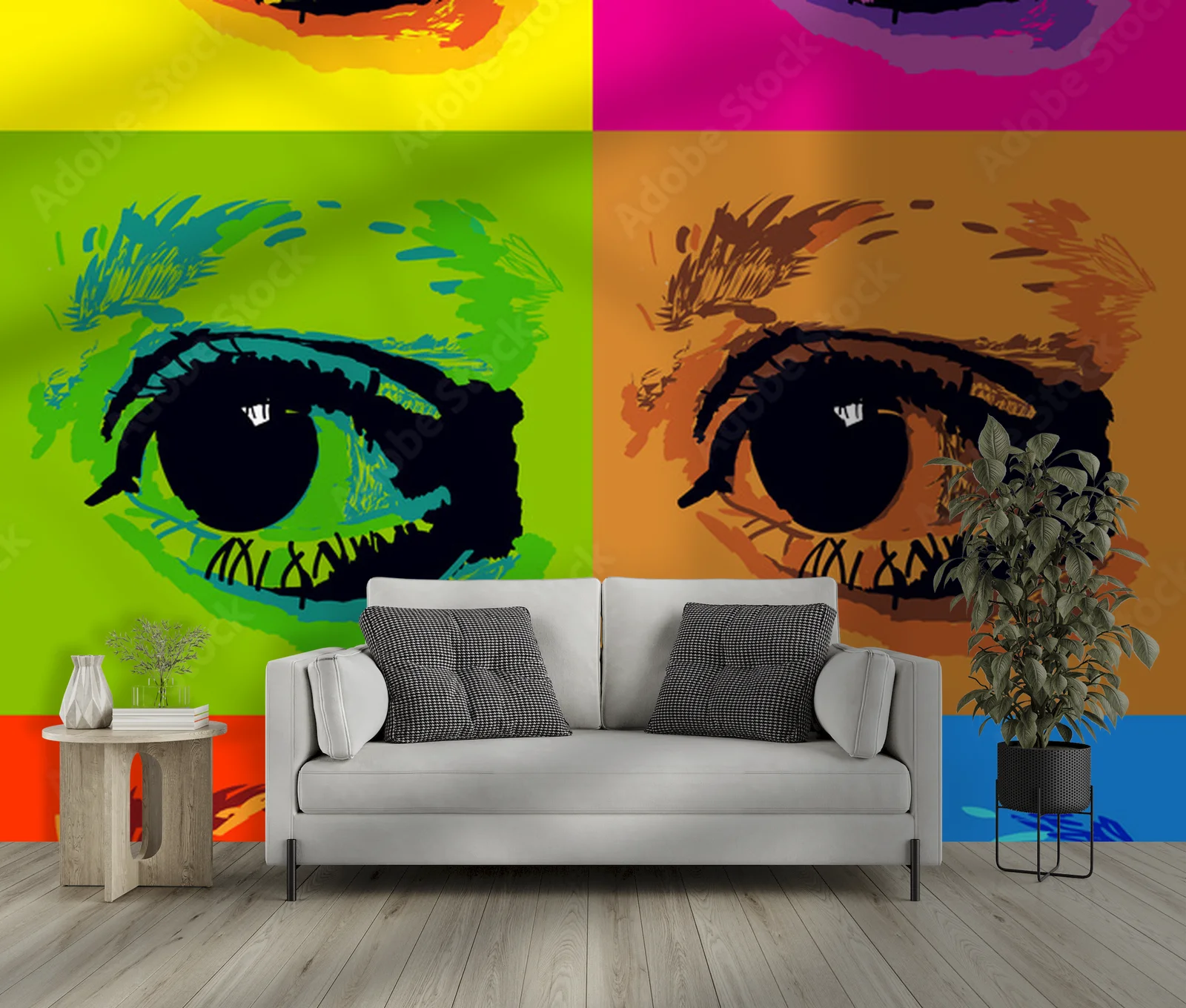 Zachwycająca kompozycja w barwach pop art