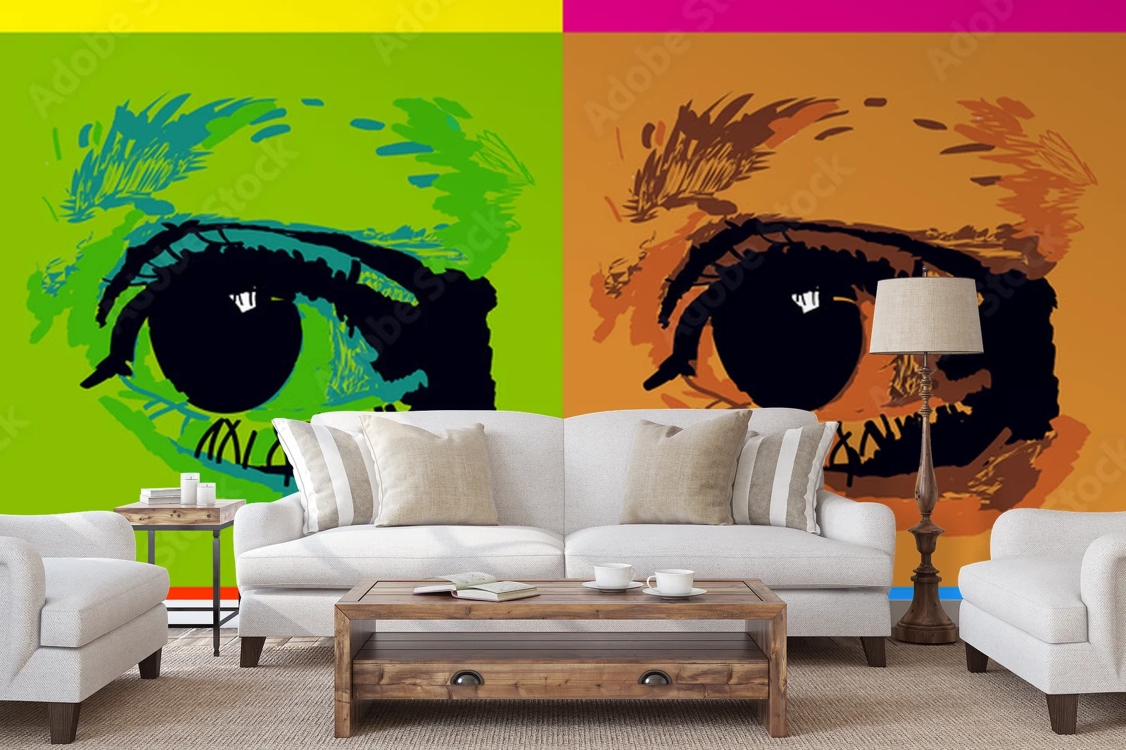 Zachwycająca kompozycja w barwach pop art