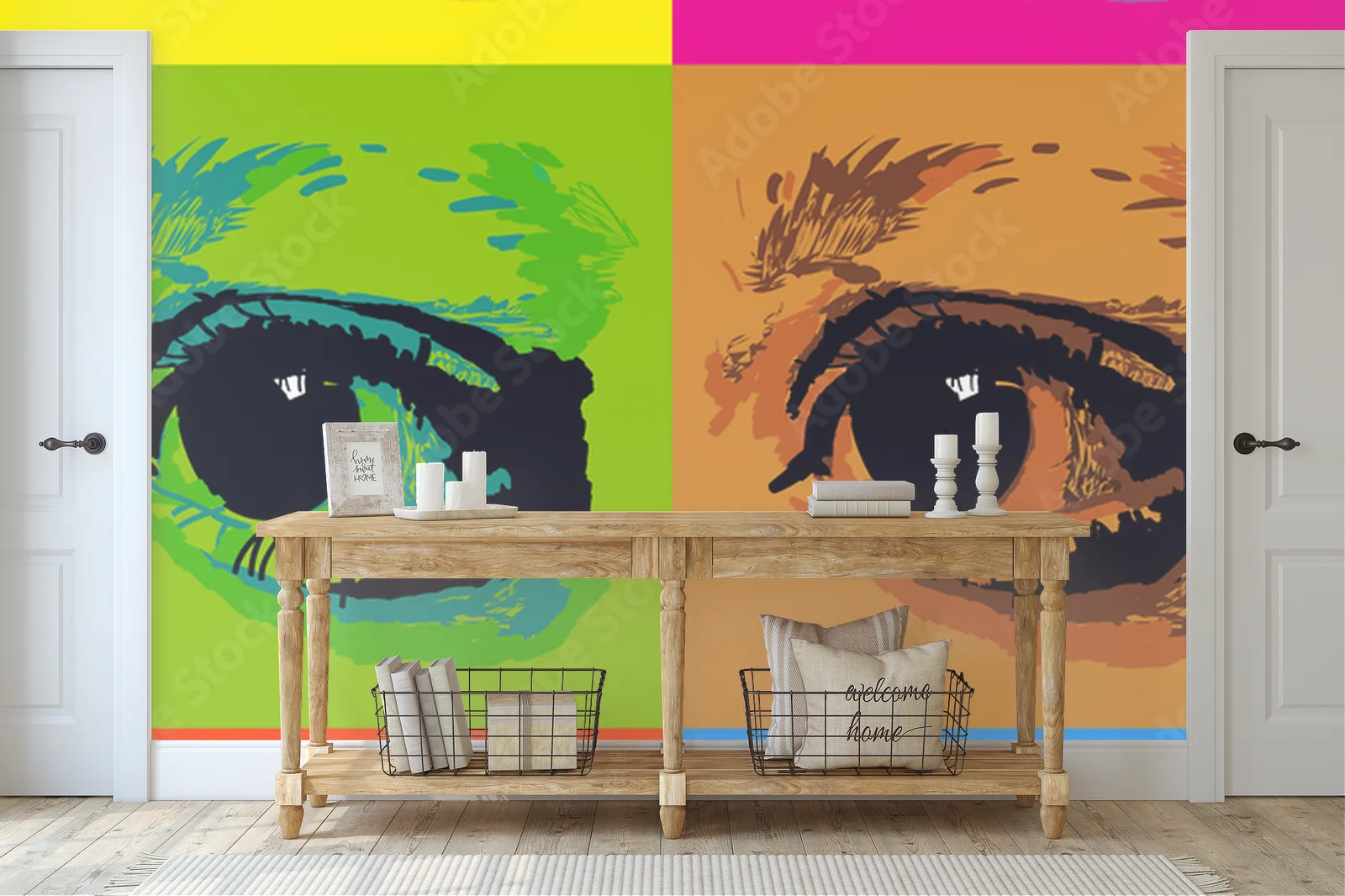 Zachwycająca kompozycja w barwach pop art
