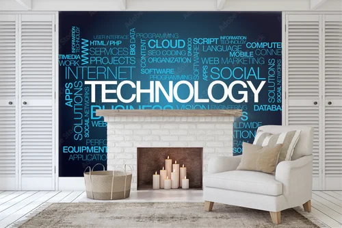Technologiczna chmura w mrocznych odcieniach