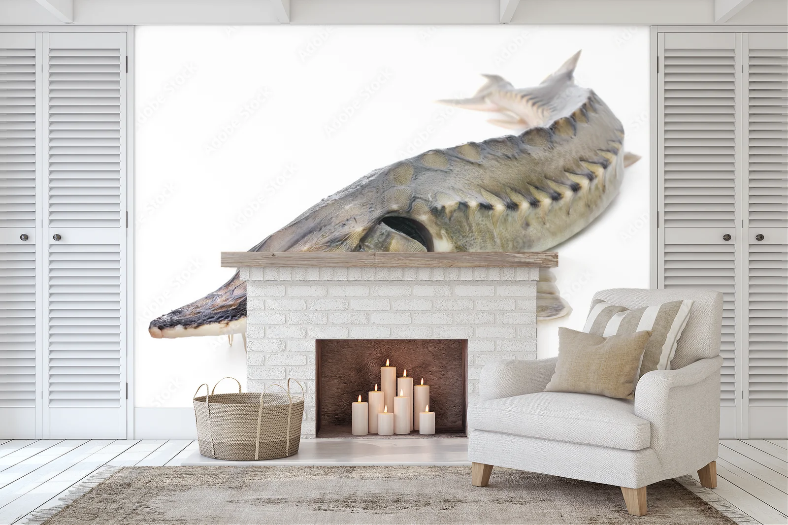 Elegancja i luksus w białych odcieniach sturgeon