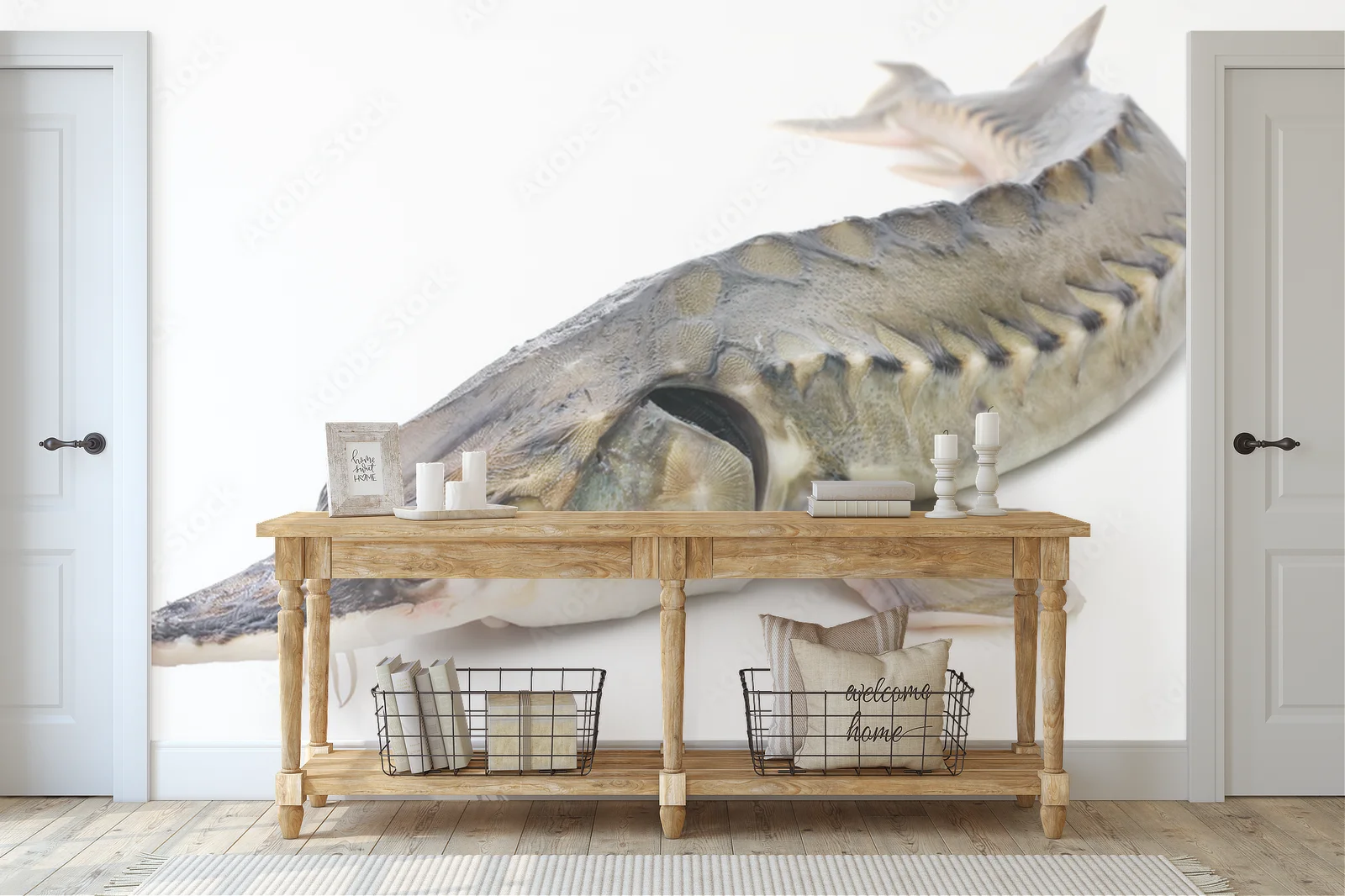 Elegancja i luksus w białych odcieniach sturgeon